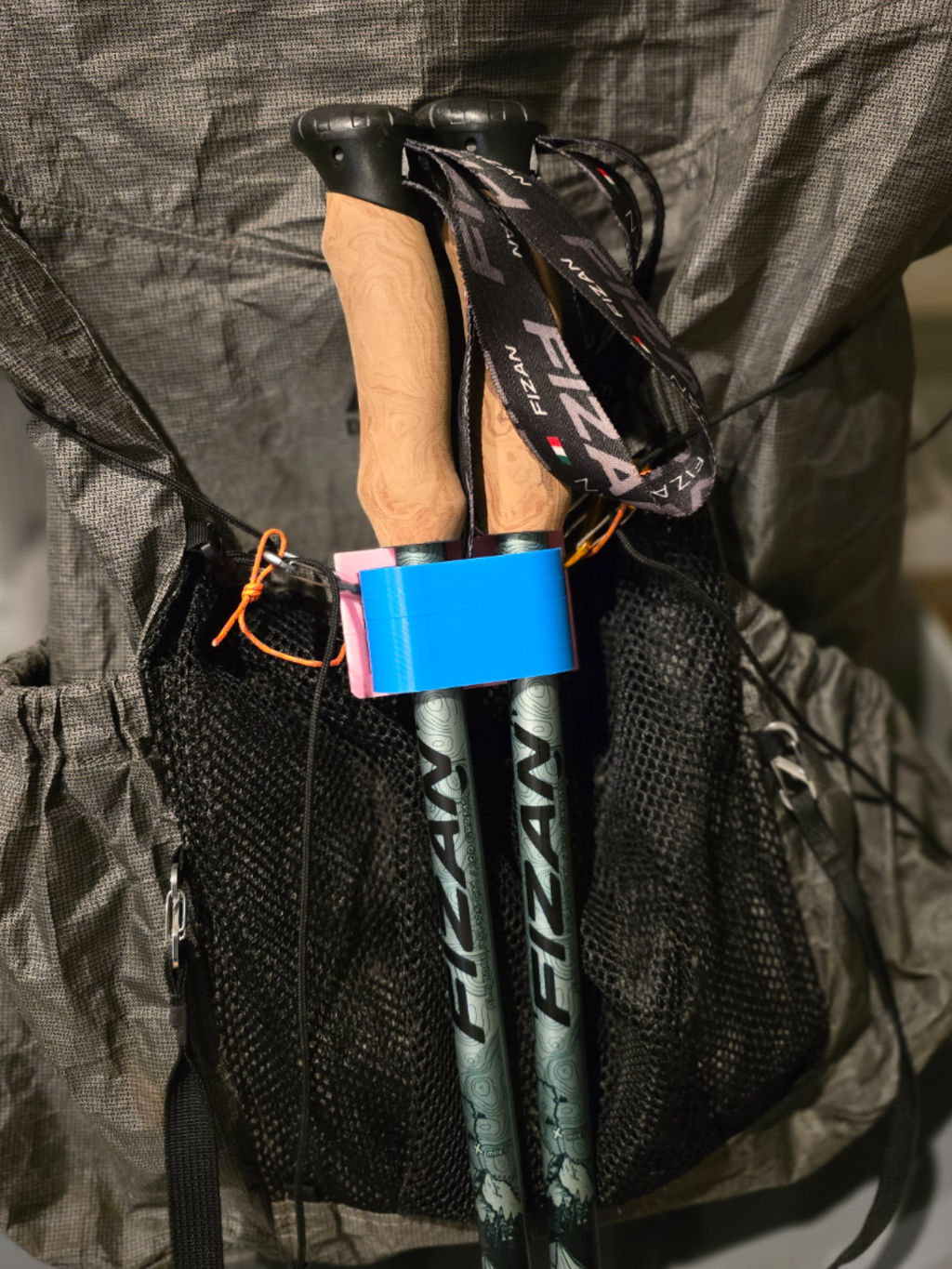 Trekking Pole Mount – 3D Printed Hiking Pole Attachment Accessory