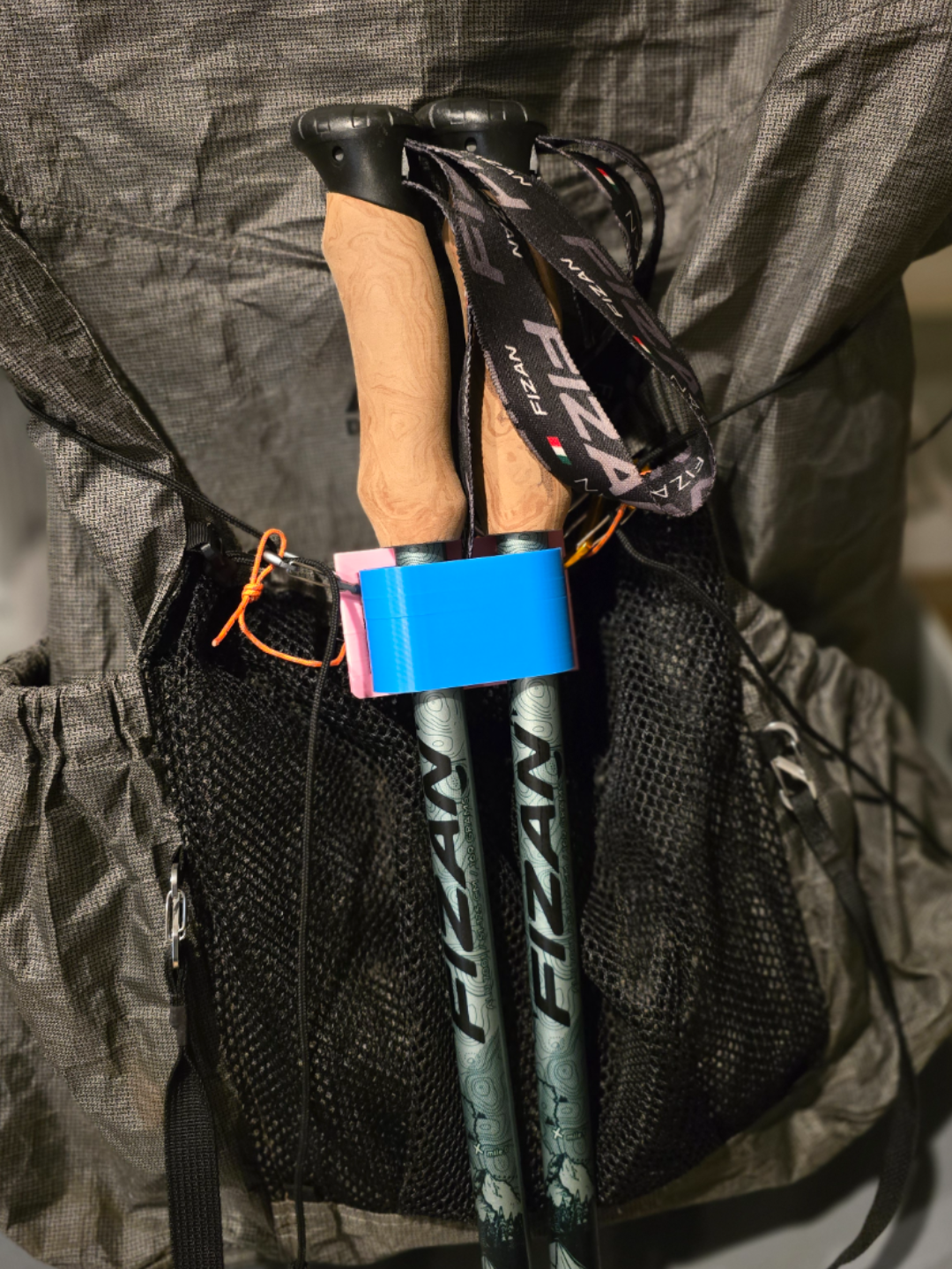 Trekking Pole Mount – 3D Printed Hiking Pole Attachment Accessory