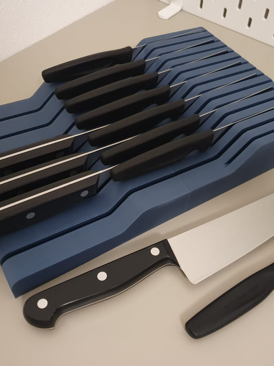 Knife Block – 3D Printed Kitchen Knife Holder and Storage Stand