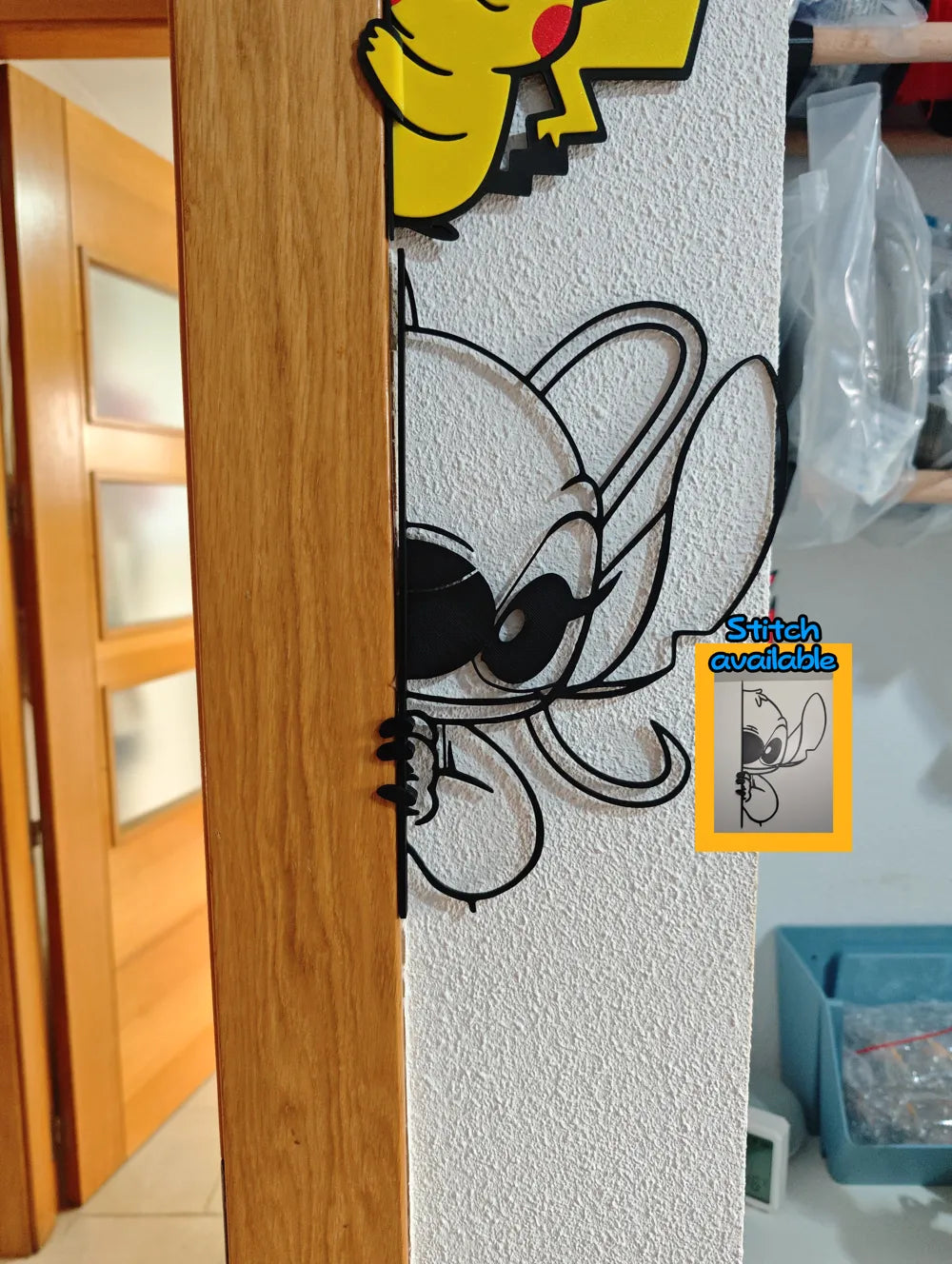 Stitch Wall Art detail – 3D Printed Disney Lilo and Stitch Decor by FOFUS Kerala