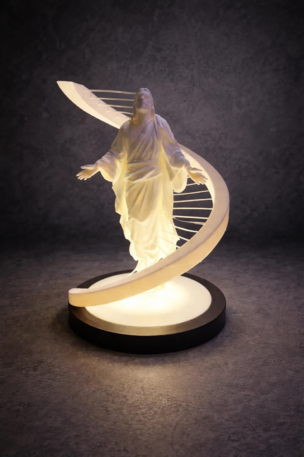 Jesus Resurrection Suspended String Art