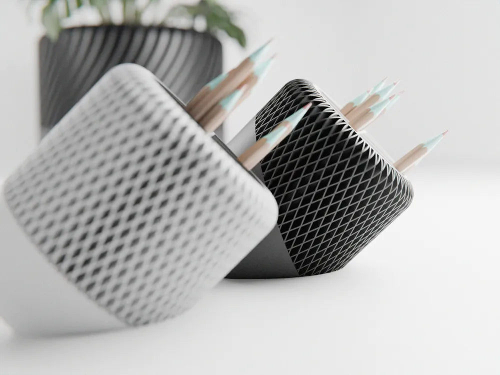 Modern Japandi Desk Organiser – Minimalist Stationery Holder