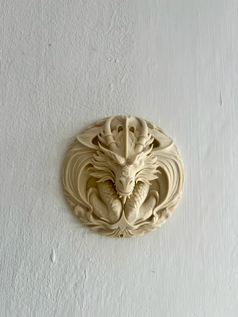 Chinese Dragon Wall Art – 3D Printed Relief Wall Sculpture