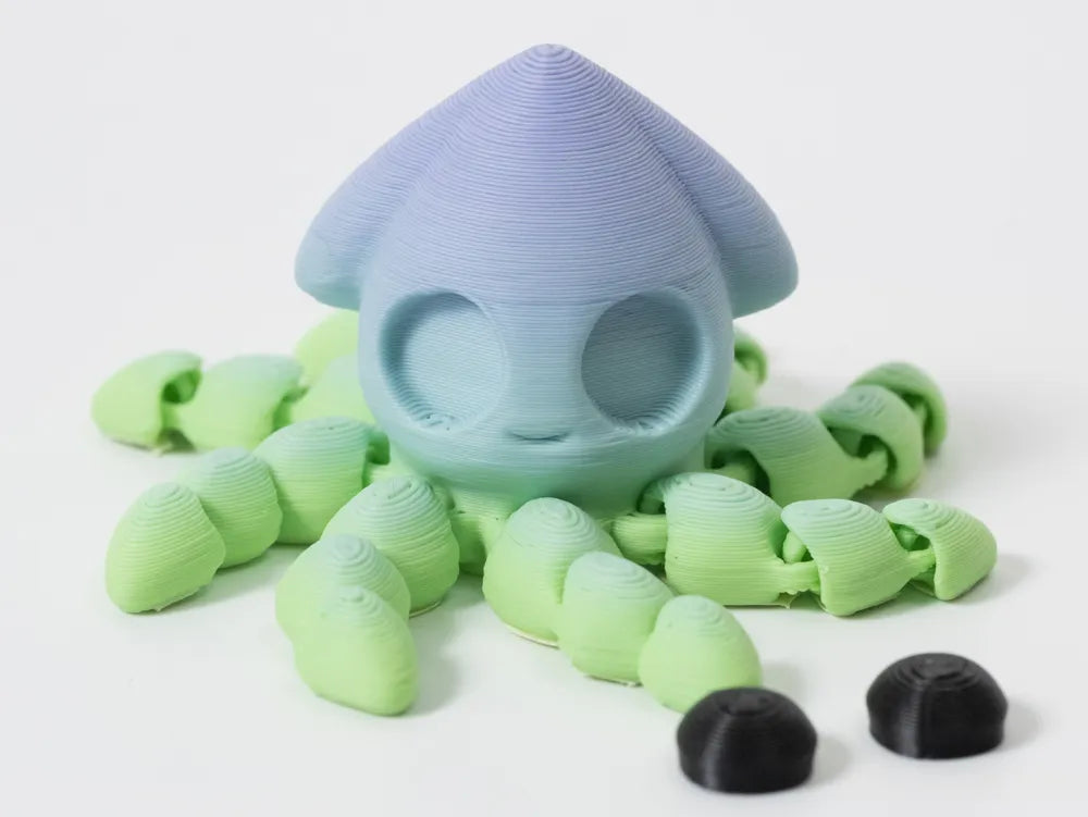 Mini Squid – Articulated & Keychain