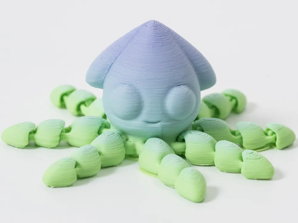 Mini Squid – Articulated & Keychain