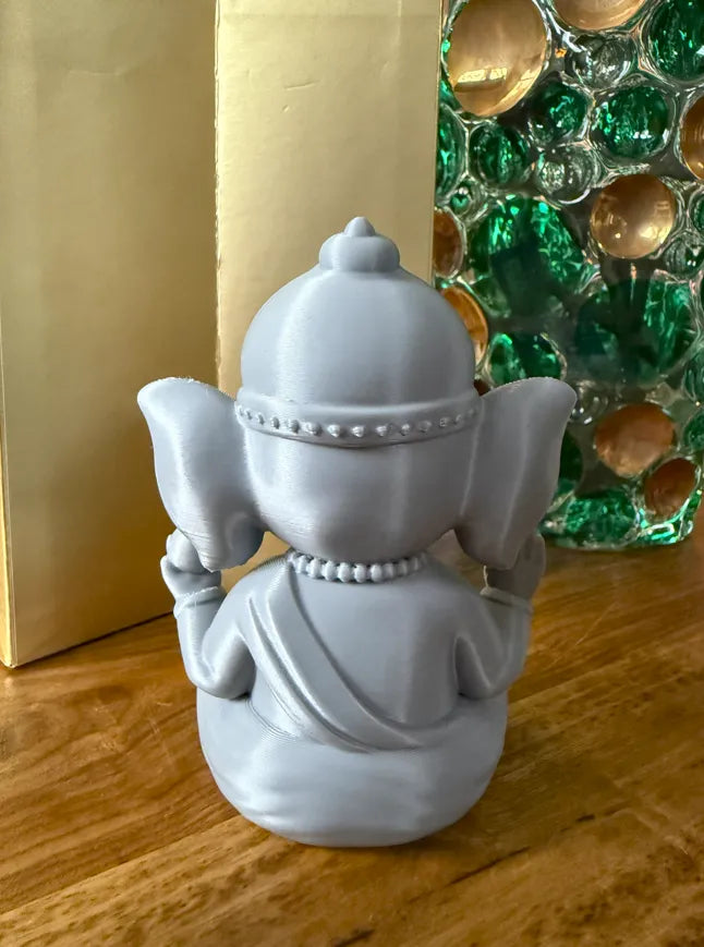 Divine Ganesha Prosperity Figurine detail – 3D Printed Obstacle Remover Idol by 3D Divine FOFUS Kerala