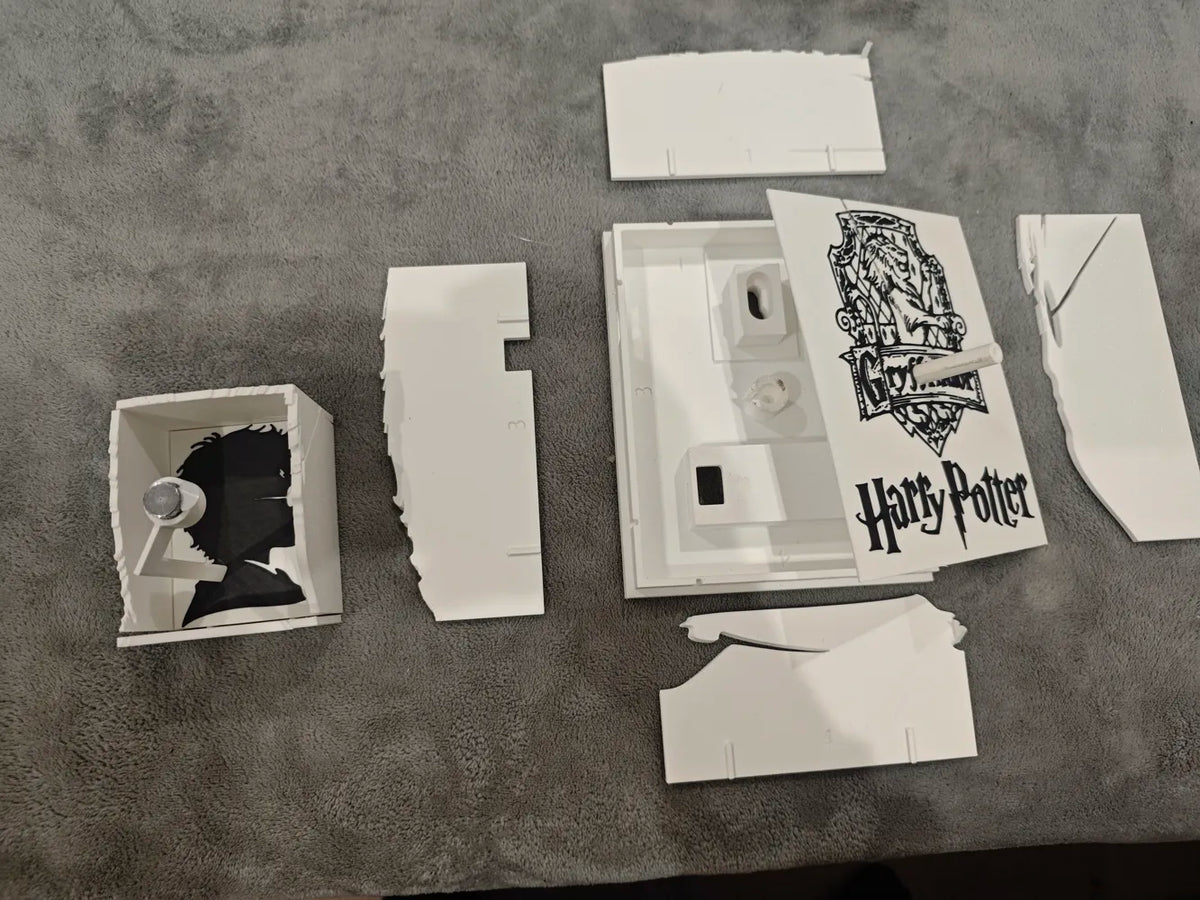 Harry Potter Projection Silhouette Lamp detail – 3D Printed Magical Room Lamp by FOFUS Kerala