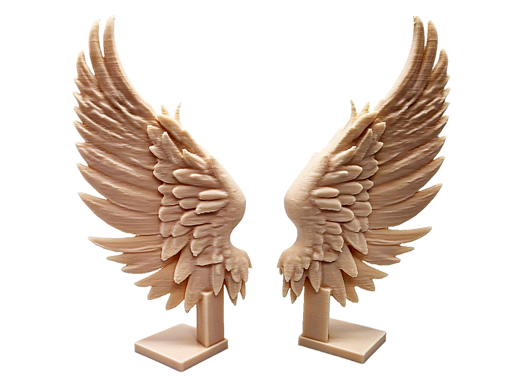 Angel Wings – 3D Printed Decorative Wall Art