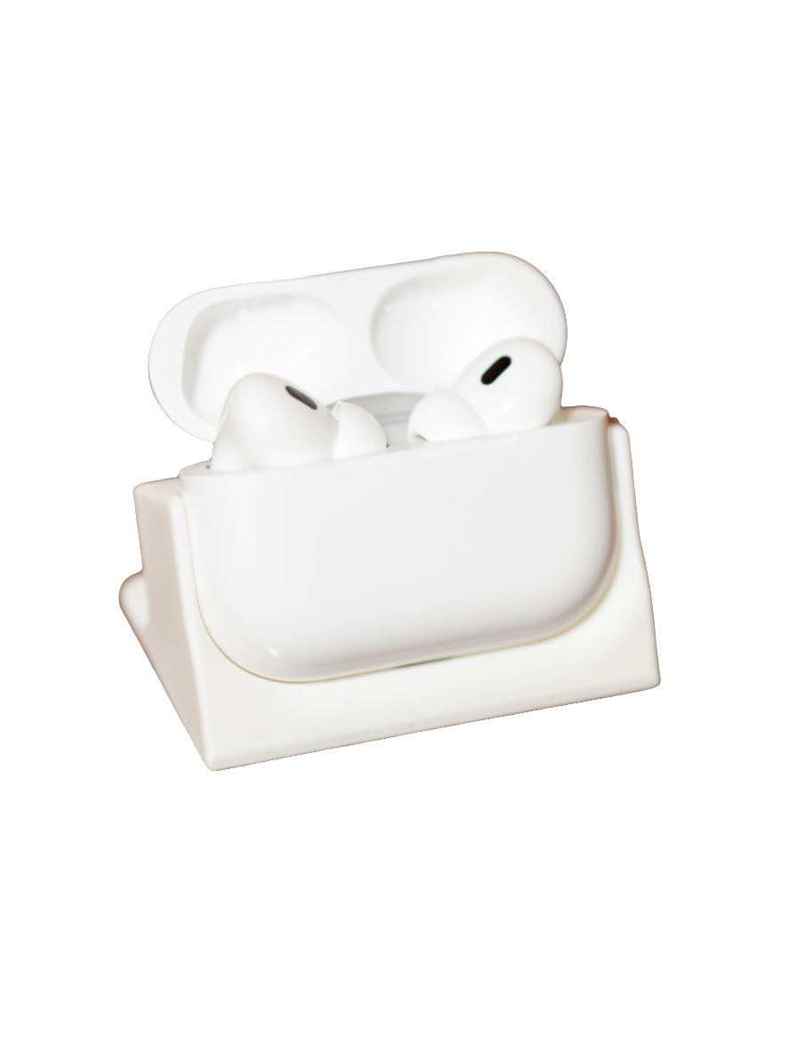 Airpod holder with Airpods stored safely