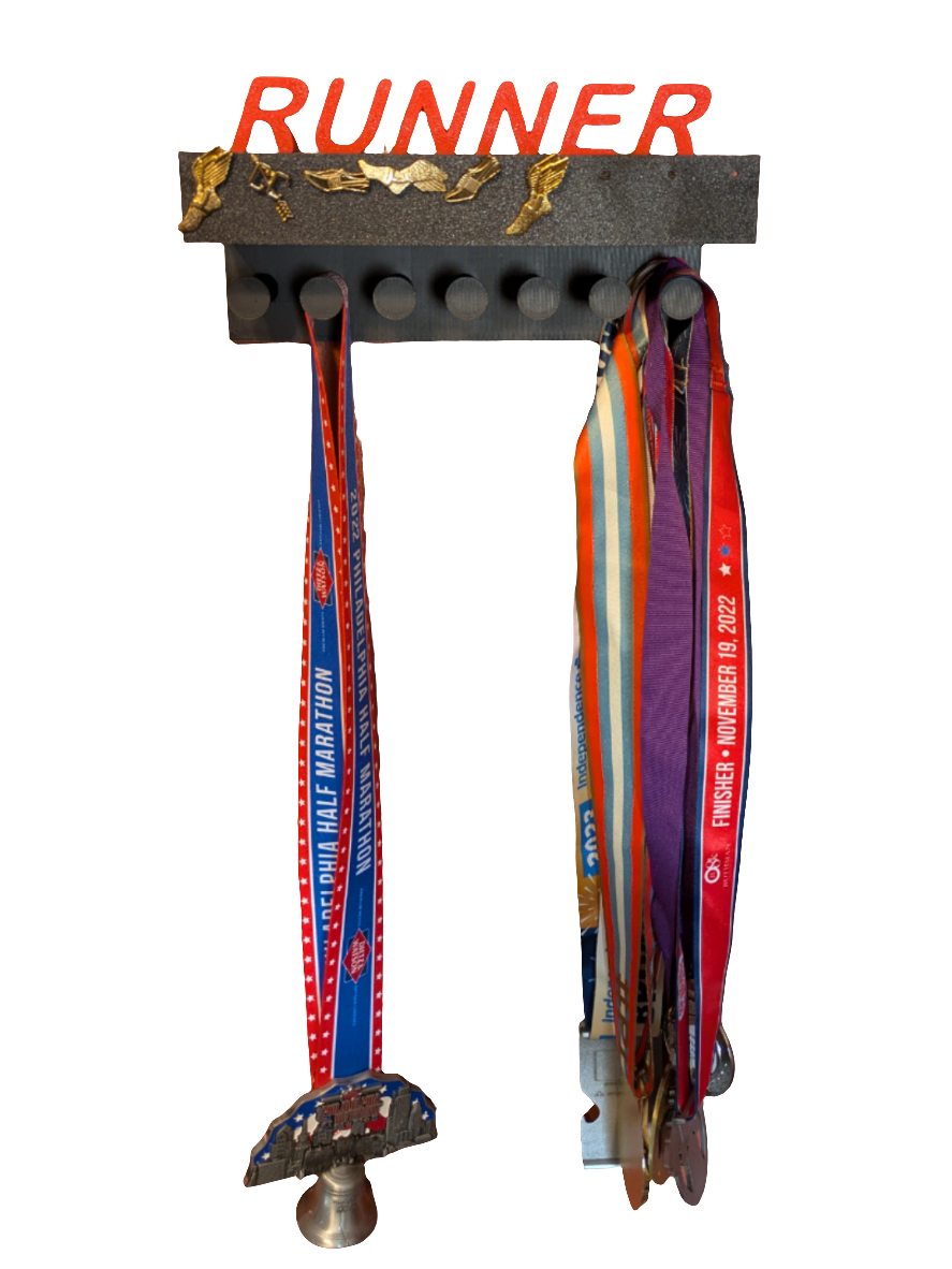 Desk Medal Display Stand – 3D Printed Achievement Holder