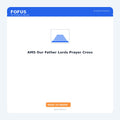 AMS Our Father Lords Prayer Cross