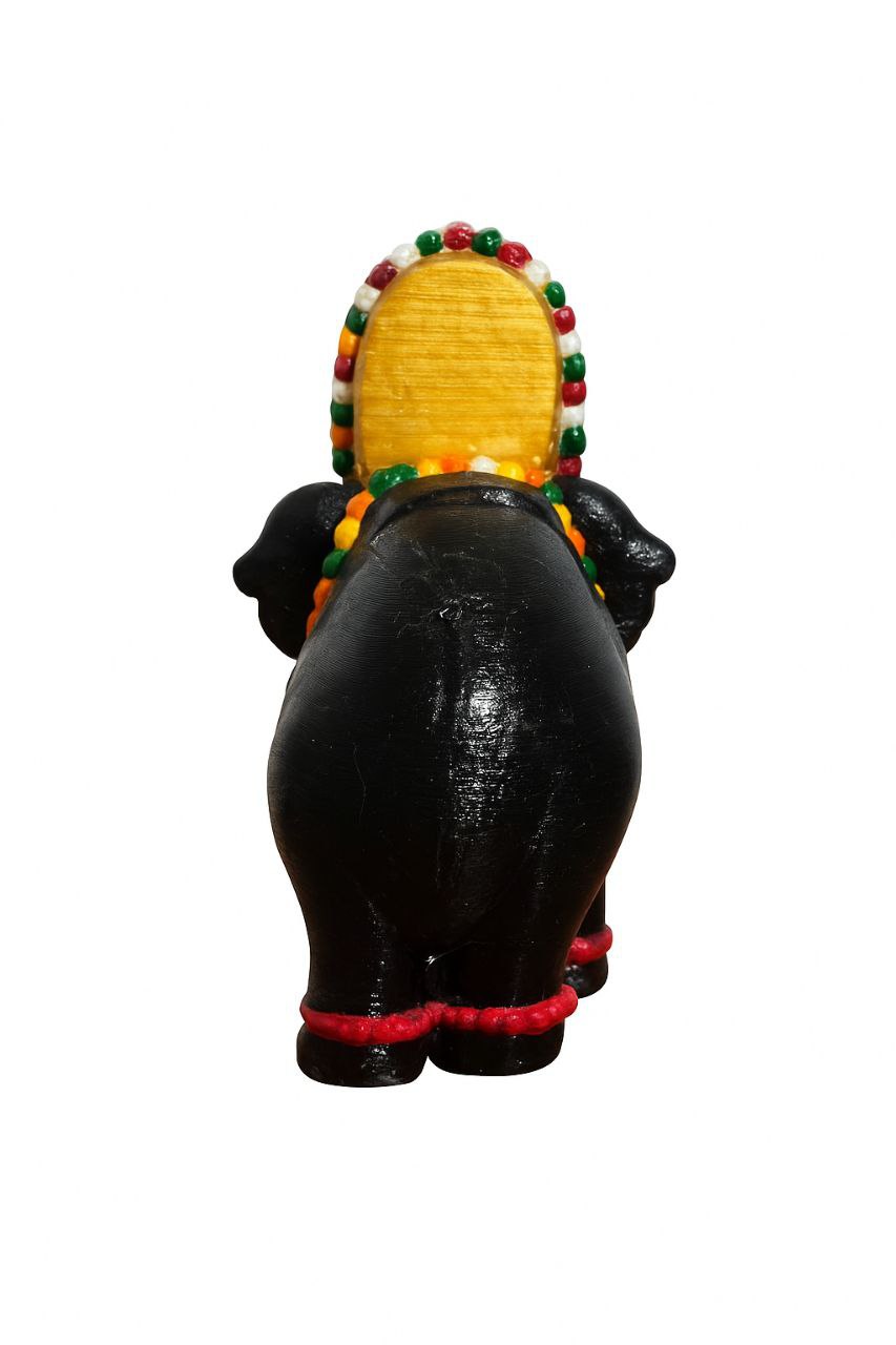 Elephant Figurine – 3D Printed Lucky Charm Home Decor